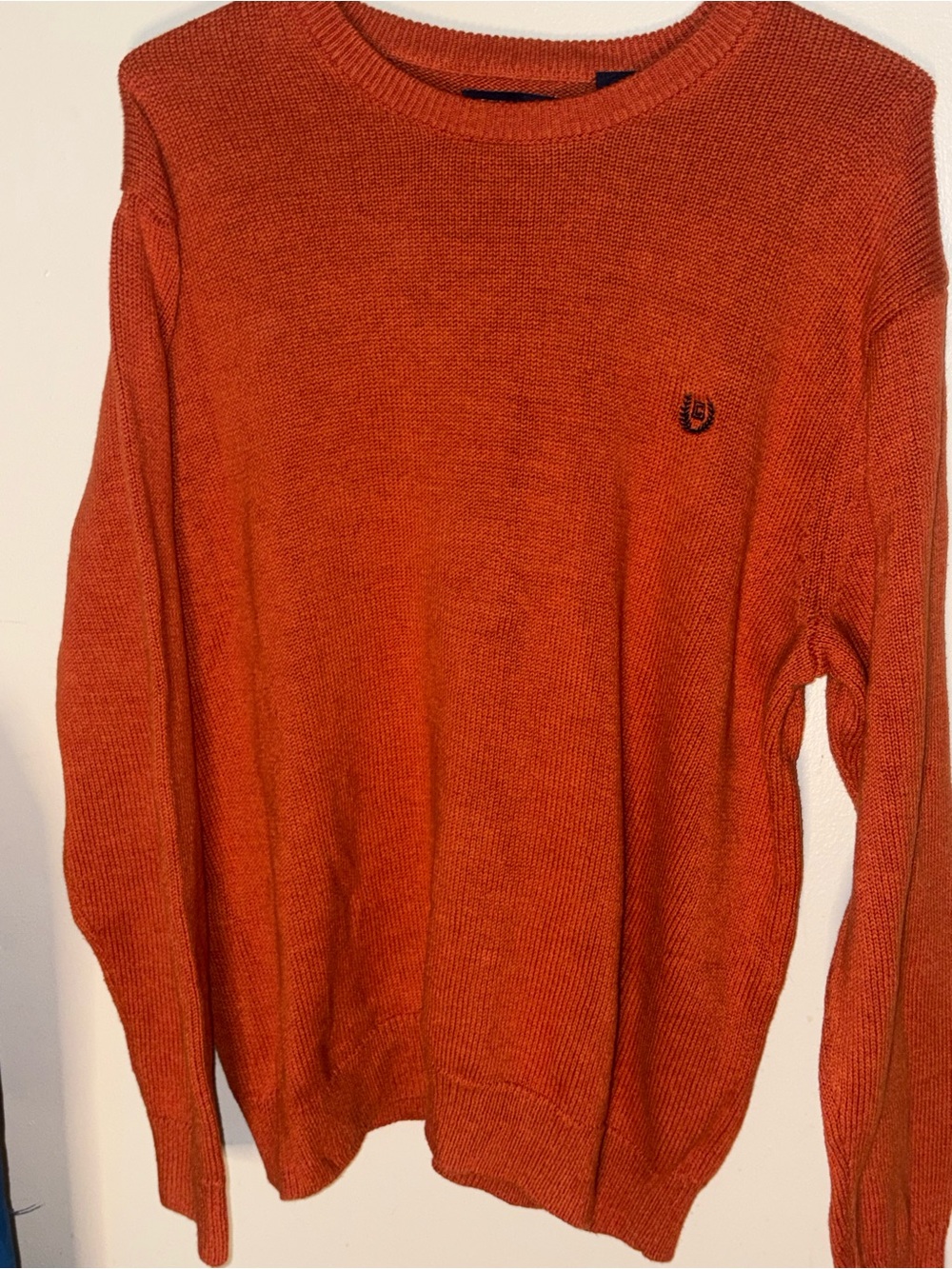 Chaps, Ralph Lauren burnt orange sweater